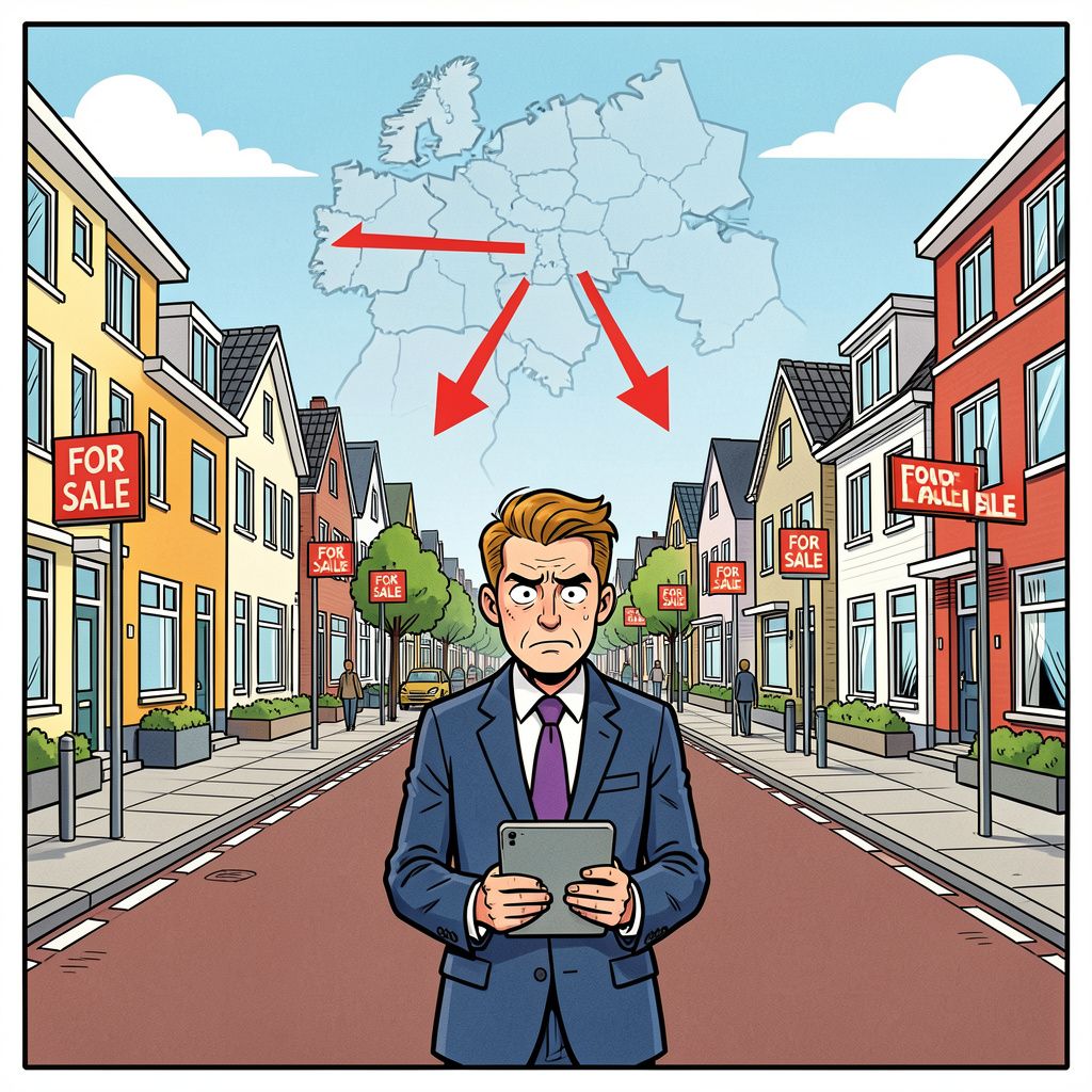Er staan in Nederland plotseling historisch veel huizen te koop.
