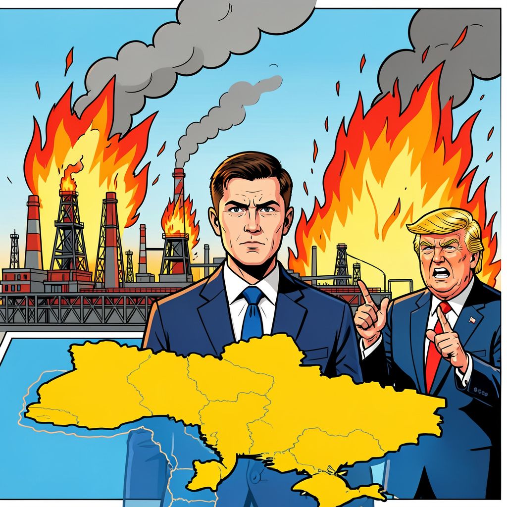 Oekraïne valt opnieuw Russische olieraffinaderijen aan na een geschonden bestand.