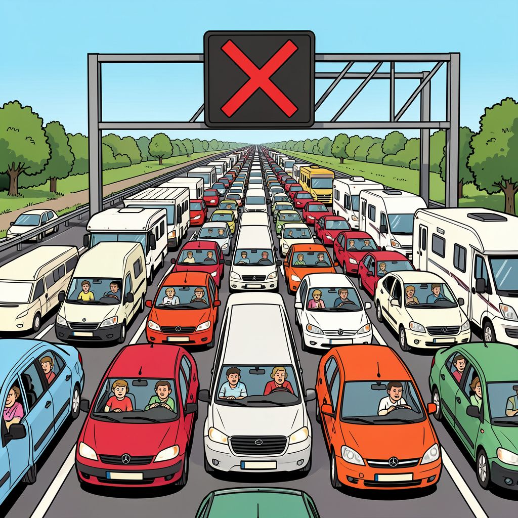 De laatste scholen sluiten morgen hun deuren en dat merkt u direct op de weg.