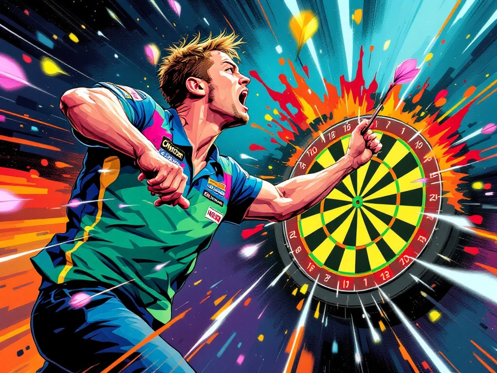 Christian Kist gooit negendarter, maar verliest op WK darts