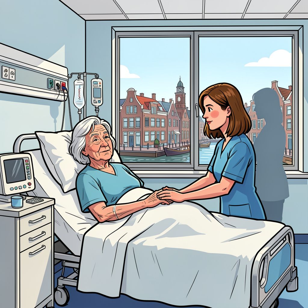 Bridget Maasland's 77-jarige moeder ligt in ziekenhuis tijdens laatste fase kankerbehandeling