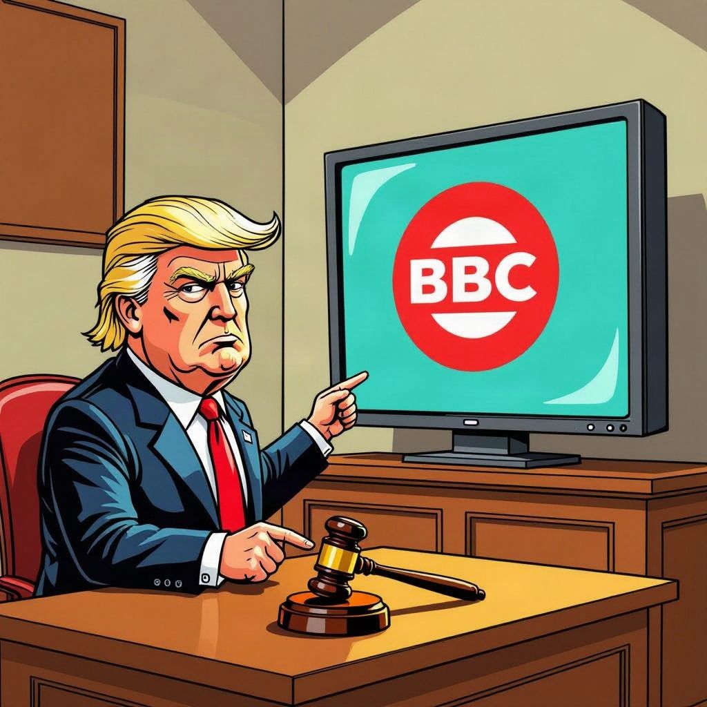 Donald Trump moet voor 11 december onder ede getuigen in zijn miljardenzaak tegen de BBC.