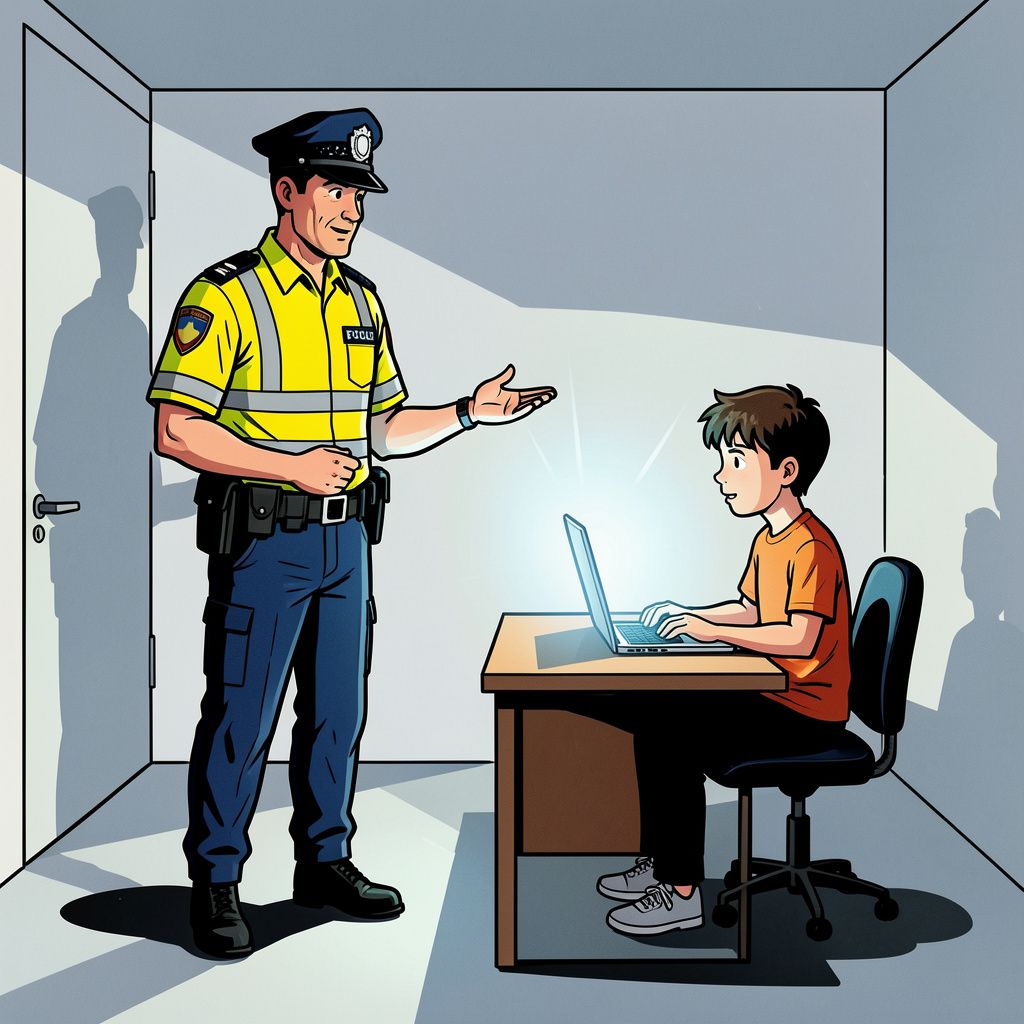 De politie doorbreekt de veilige waan van online anonimiteit bij radicaliserende jongeren.