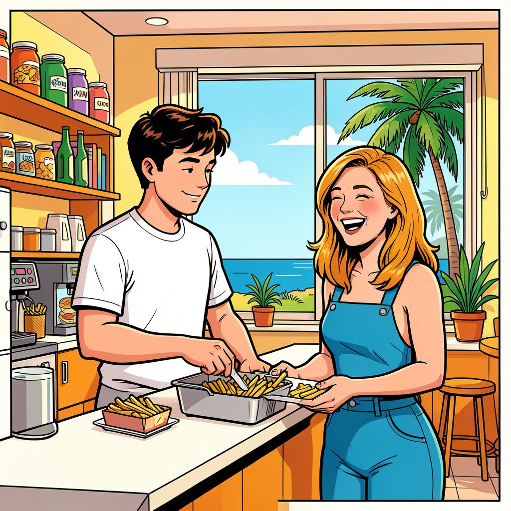 Timothy uit B&B Vol Liefde runt een snackbar op Ibiza en deelt lief en leed met Patty Brard.