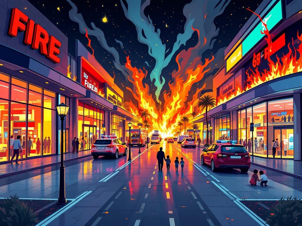 Dodelijke Inferno in Iraaks Winkelcentrum: 69 Levens Verwoest in Minuten
