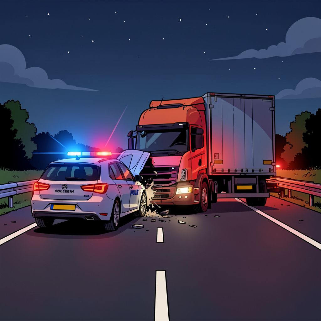 Een dodelijke klap op de snelweg A4 eist een leven na een botsing met een vrachtwagen.