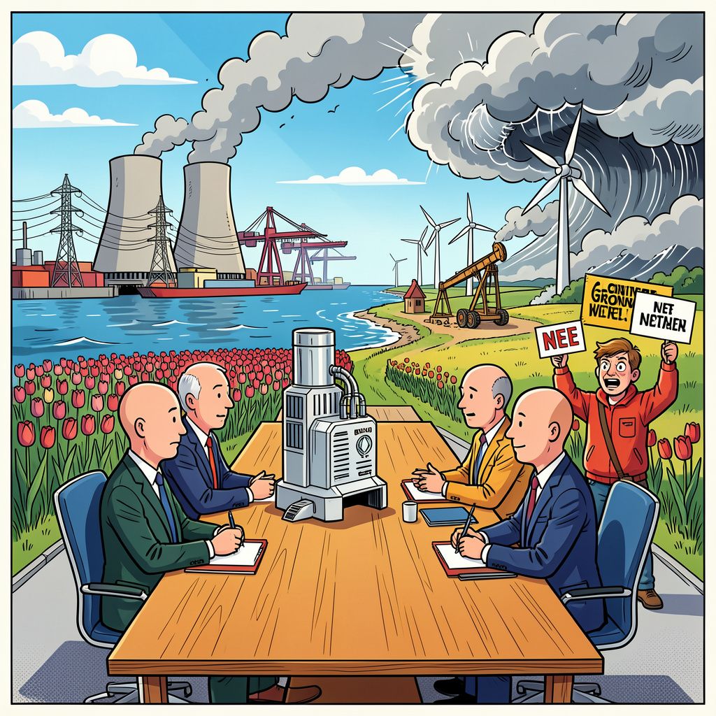 waarom eemshaven de enige plek is voor een nieuwe kerncentrale (en groningen het er niet mee eens is)