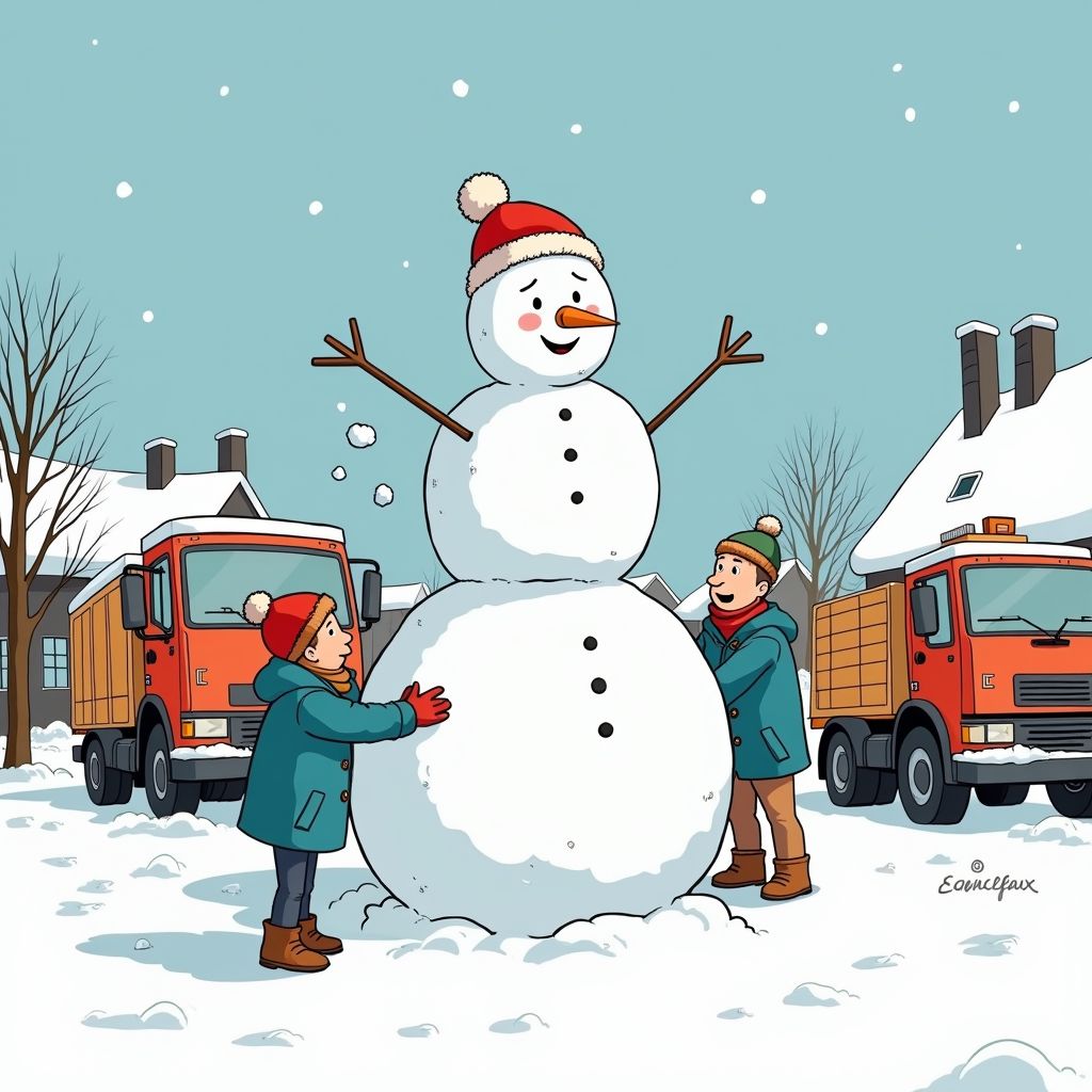 Espelo belt de oude garde van 1991 op nadat Staphorst hun sneeuwpoprecord heeft gebroken