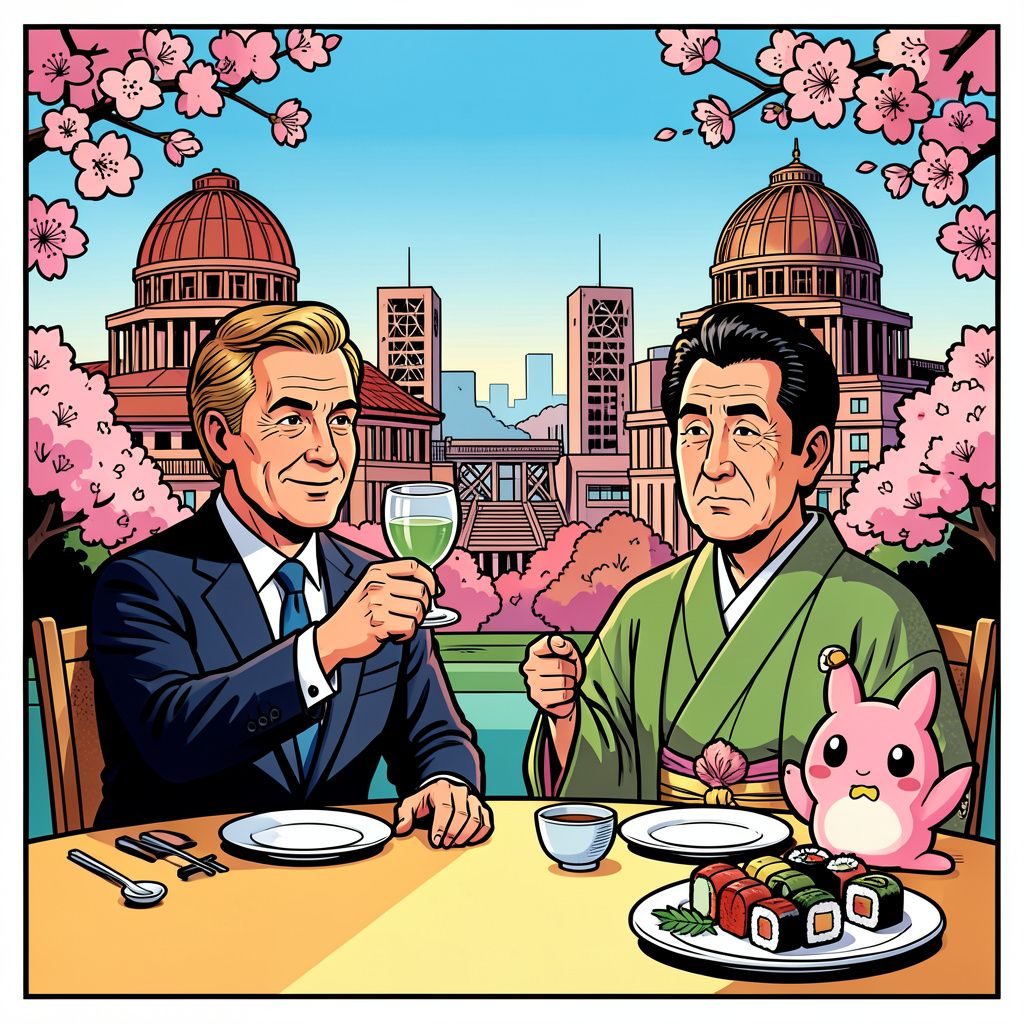 hoe de koning een brug sloeg tussen twee oorlogstrauma's in tokyo