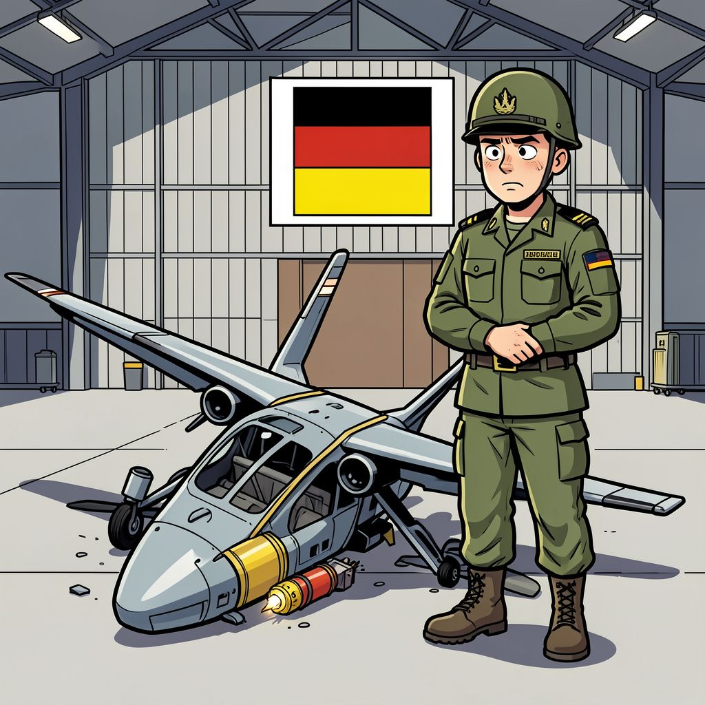 Het Duitse leger verhoogt het dreigingsniveau na de vondst van een bomdrone bij een vliegbasis.