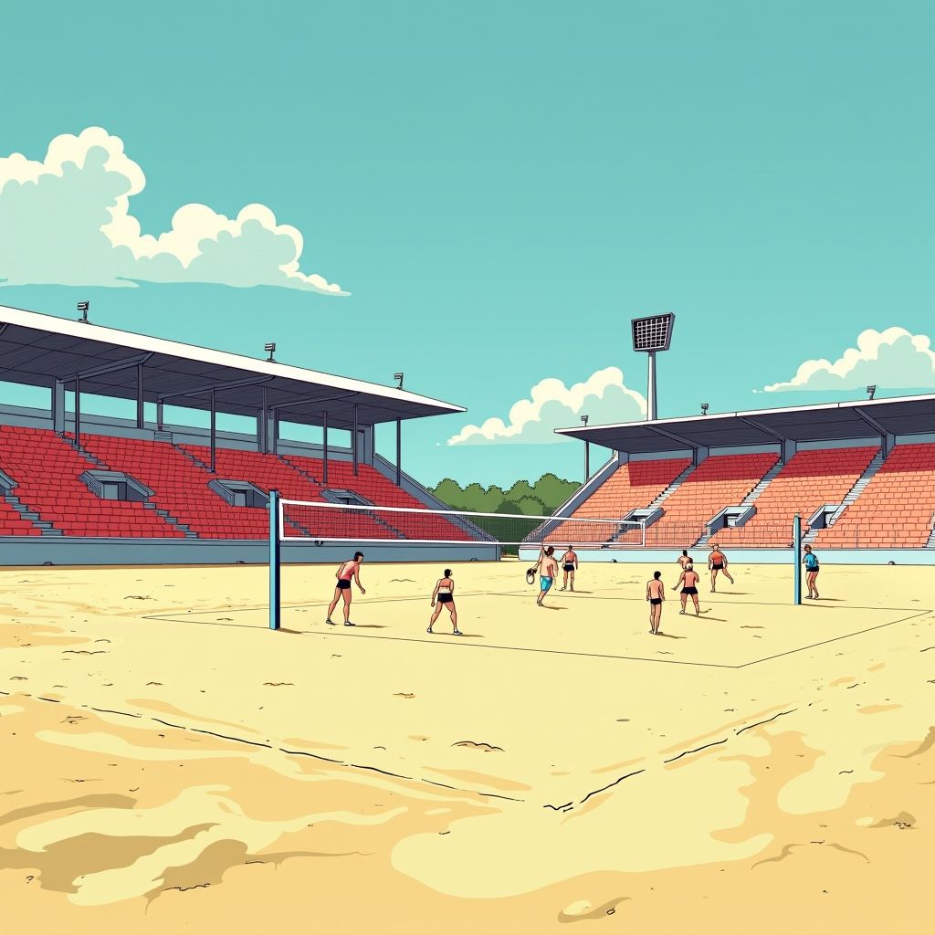 Den Haag bouwt voor 14 miljoen euro het eerste permanente beachstadion van Nederland