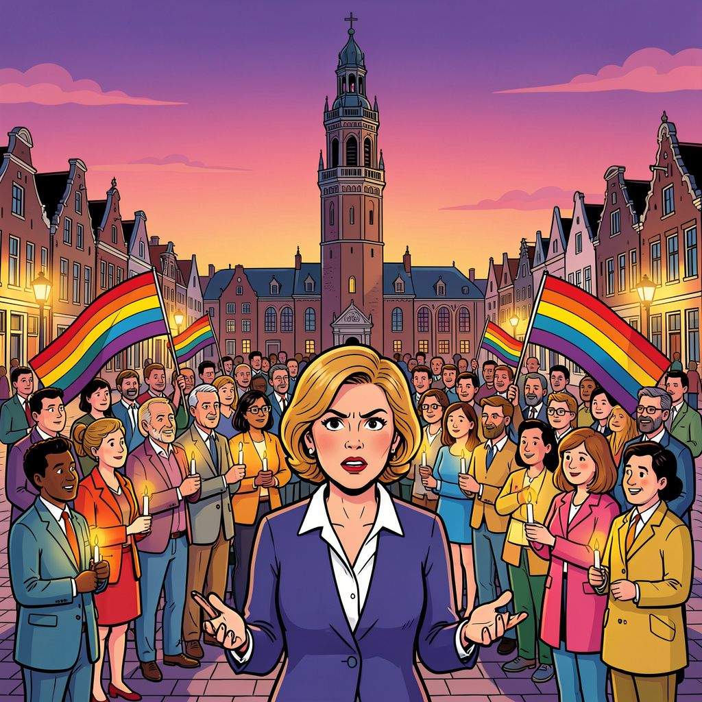 Utrecht herdenkt slachtoffers van de Berlijnse Pride-aanslag met een krachtige boodschap van moed.
