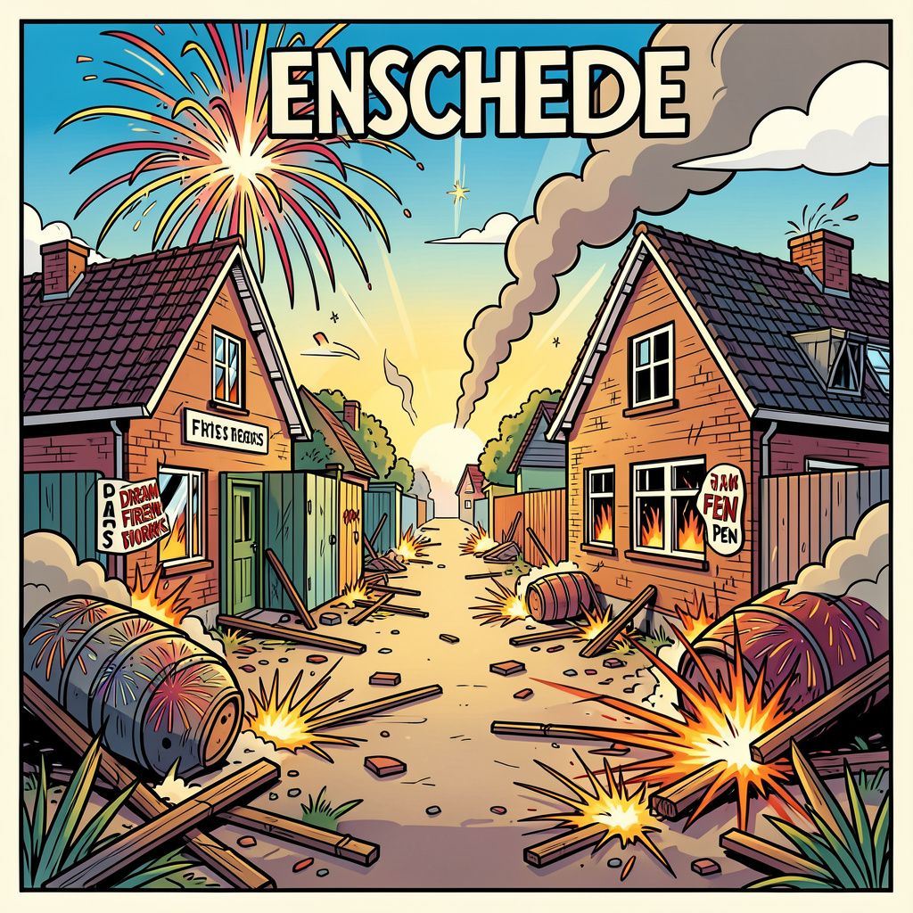 Enschede bouwt 800 woningen op 79 meter van vuurwerkopslag ondanks protesten