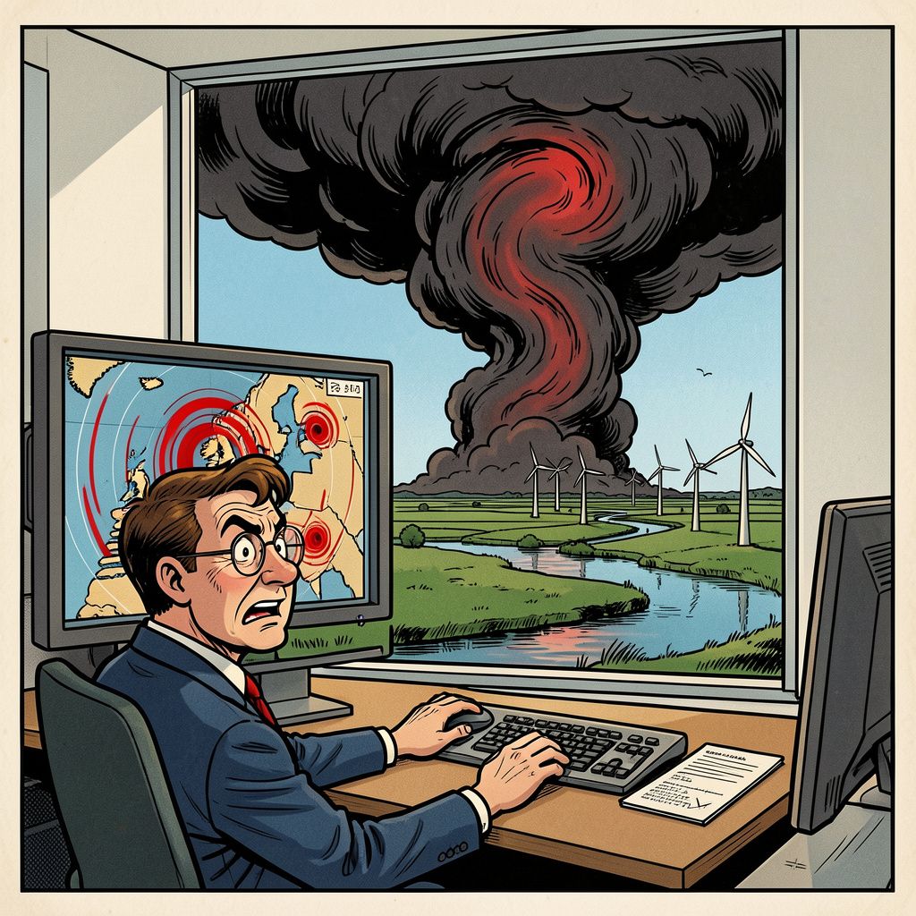 Nederland maakt zich op voor gevaarlijke supercells na een verwoestende tornado in België.