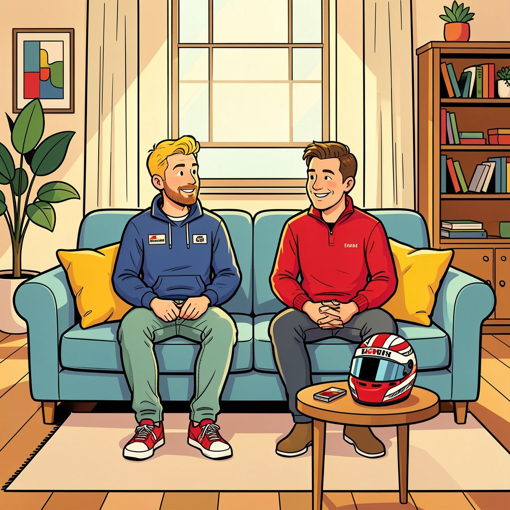 Formule 1-kampioen Max Verstappen blijkt thuis een echte huismus te zijn.