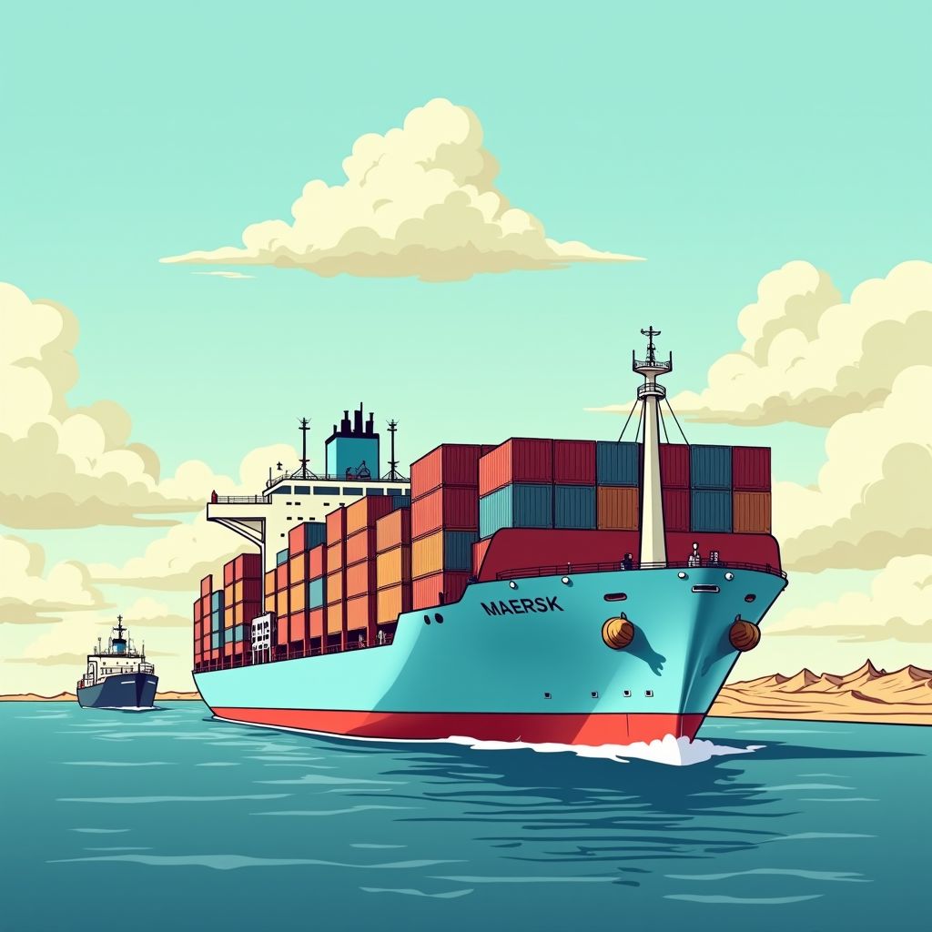 Maersk doorbreekt twee jaar blokkade en vaart weer door het Suez Kanaal