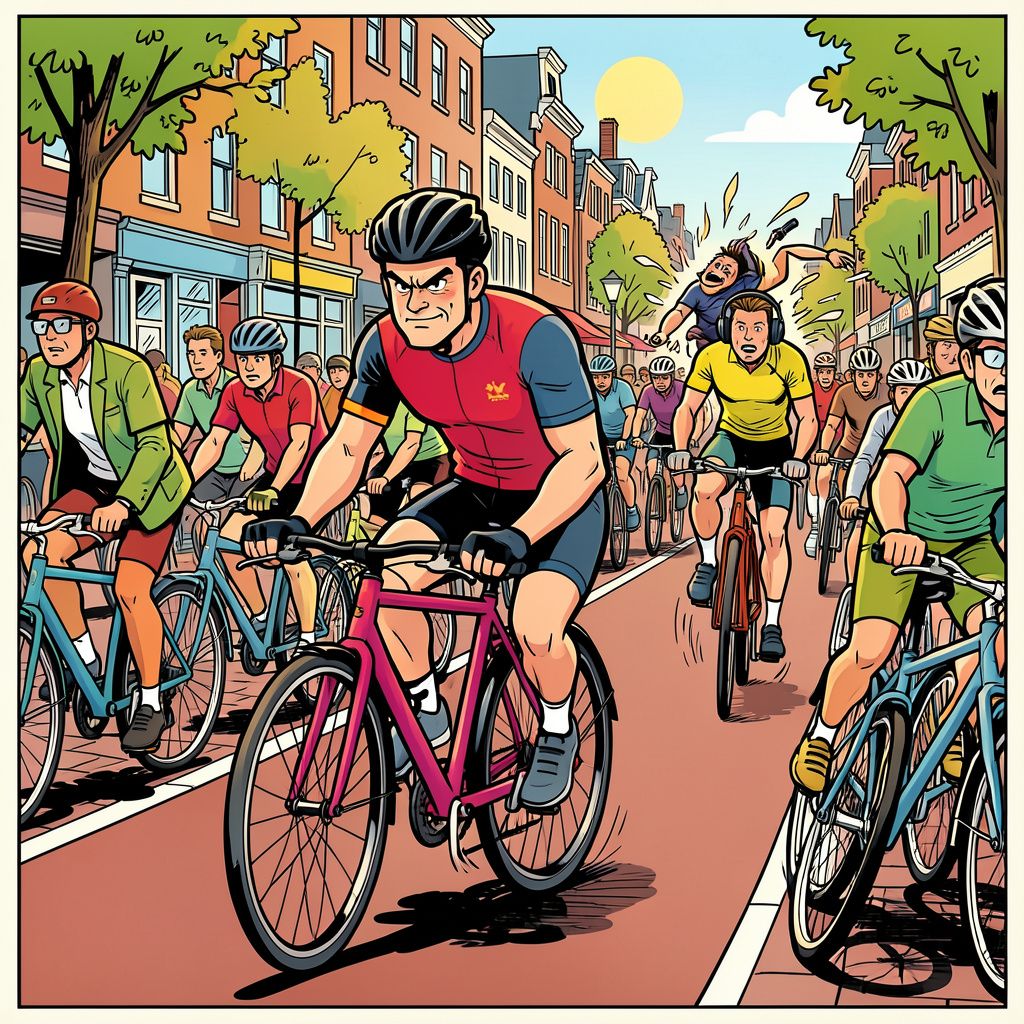 We vinden andere fietsers levensgevaarlijk, maar onszelf een wonder op wielen.