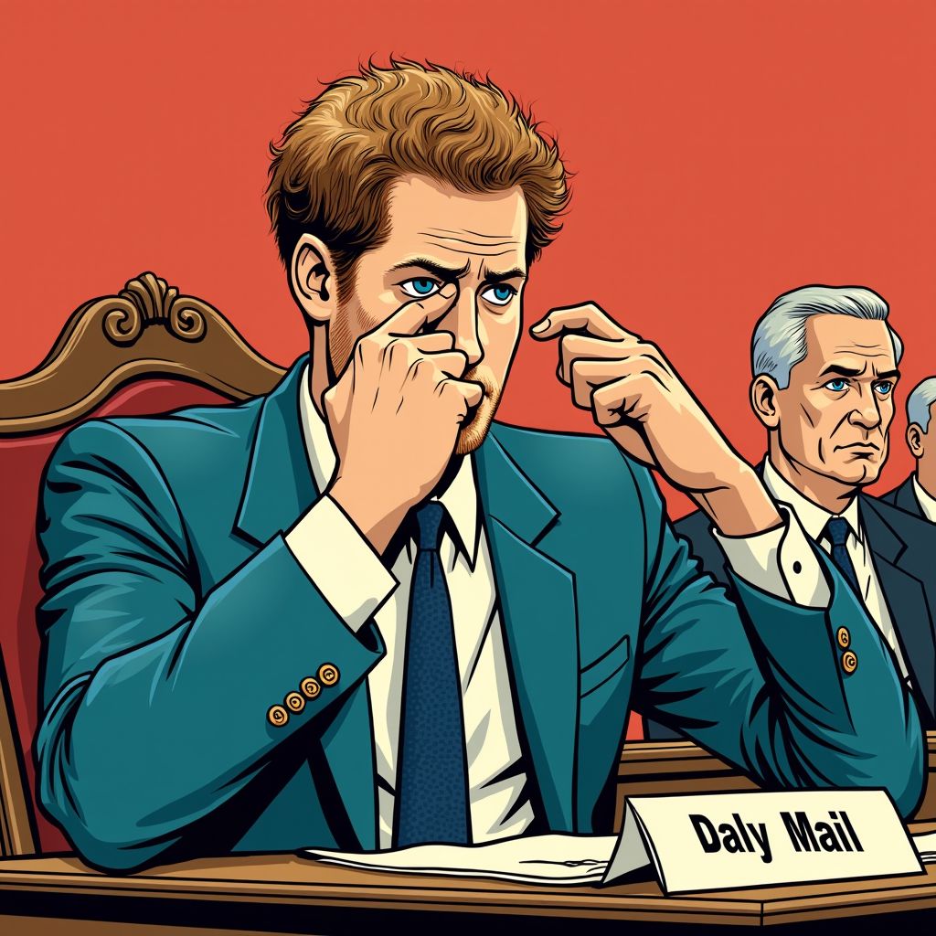 Prins Harry breekt bijna in tranen tijdens getuigenis tegen Daily Mail