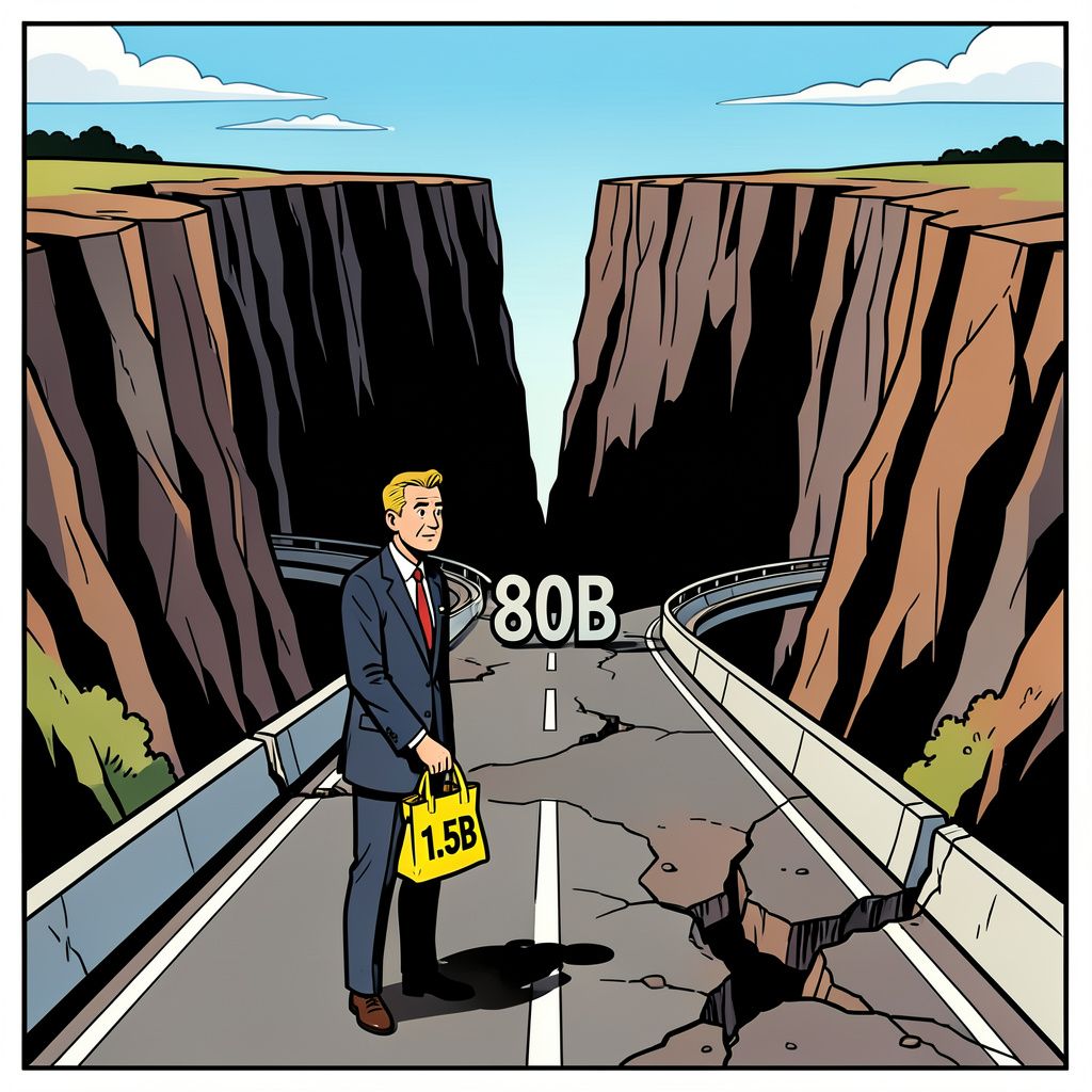 Het kabinet geeft anderhalf miljard euro voor onze infrastructuur, maar we komen nog altijd tachtig miljard tekort.