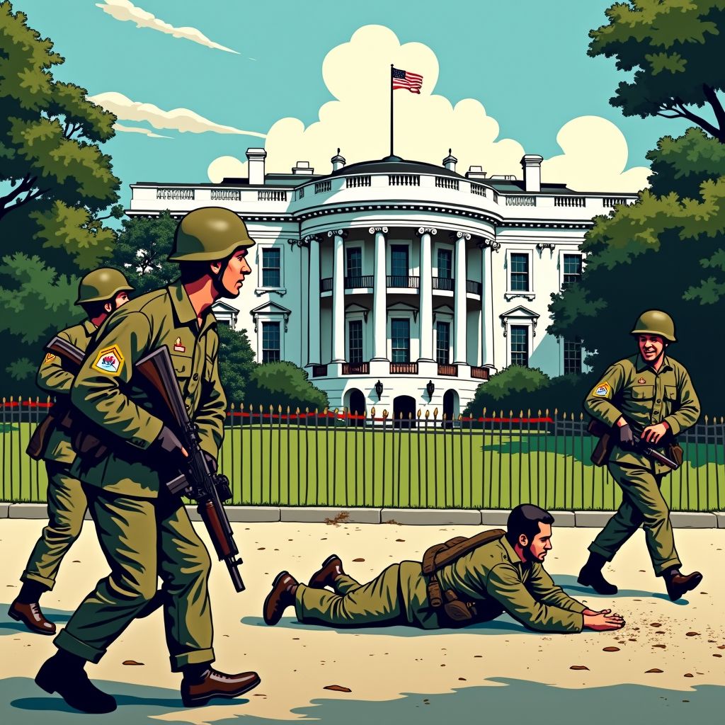 Afghaanse schutter valt Nationale Garde aan bij Witte Huis en raakt twee soldaten levensbedreigend