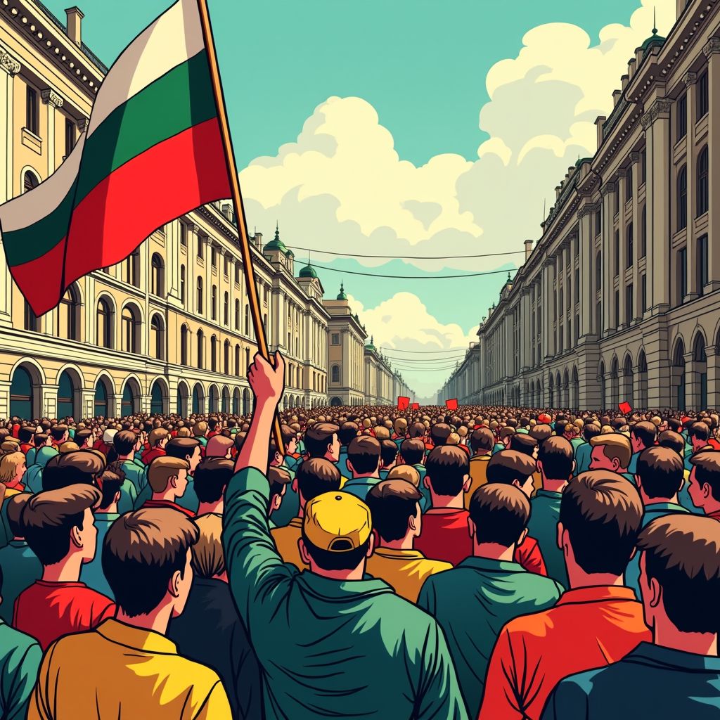 Een half miljoen Bulgaren brengen hun regering ten val met straatprotesten