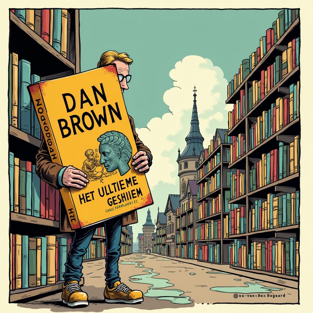 Dan Brown verkoopt 230.000 boeken terwijl Nederlandse boekenmarkt 2 miljoen exemplaren verliest
