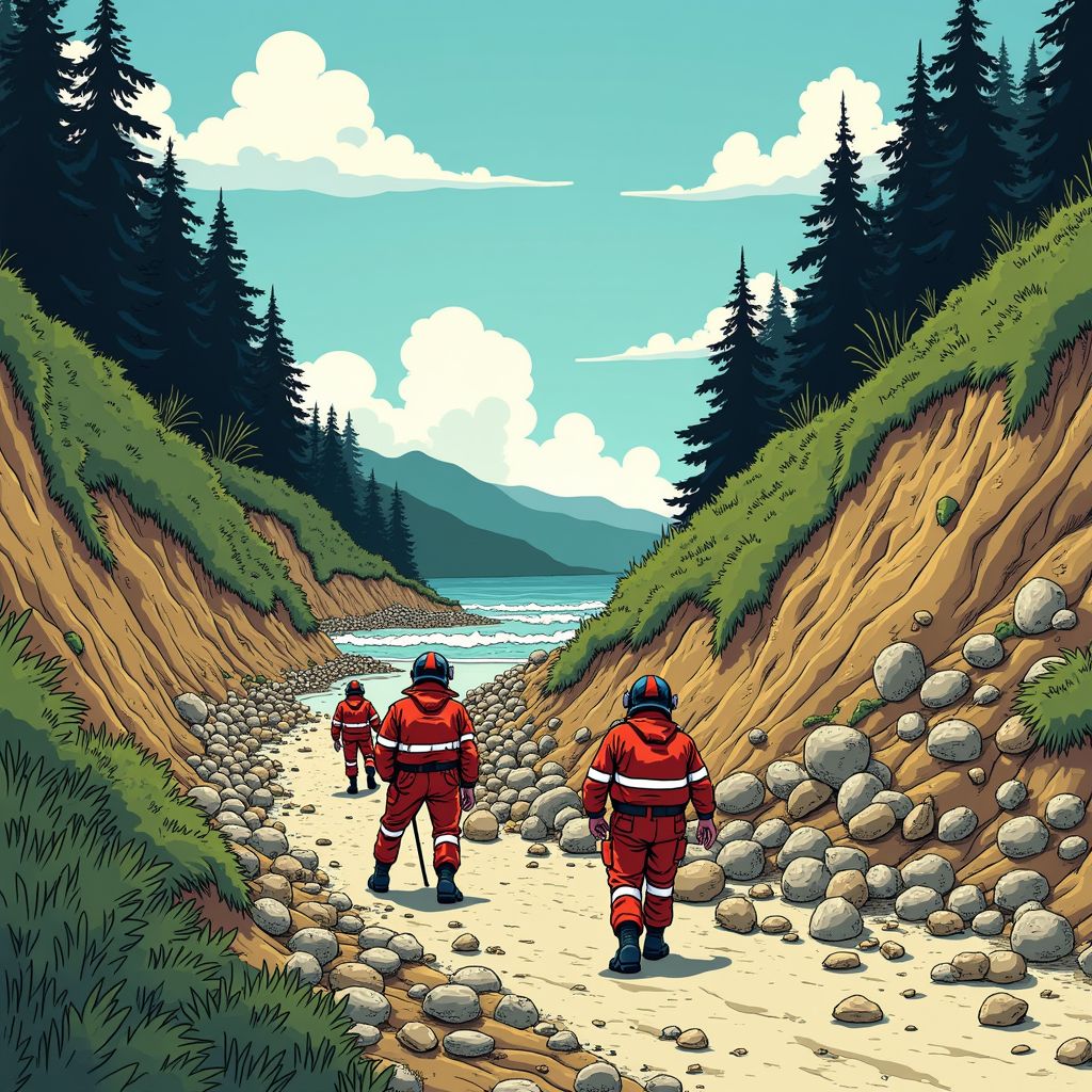 Reddingswerkers horen stemmen onder het puin na dramatische aardverschuiving op Nieuw-Zeelandse camping