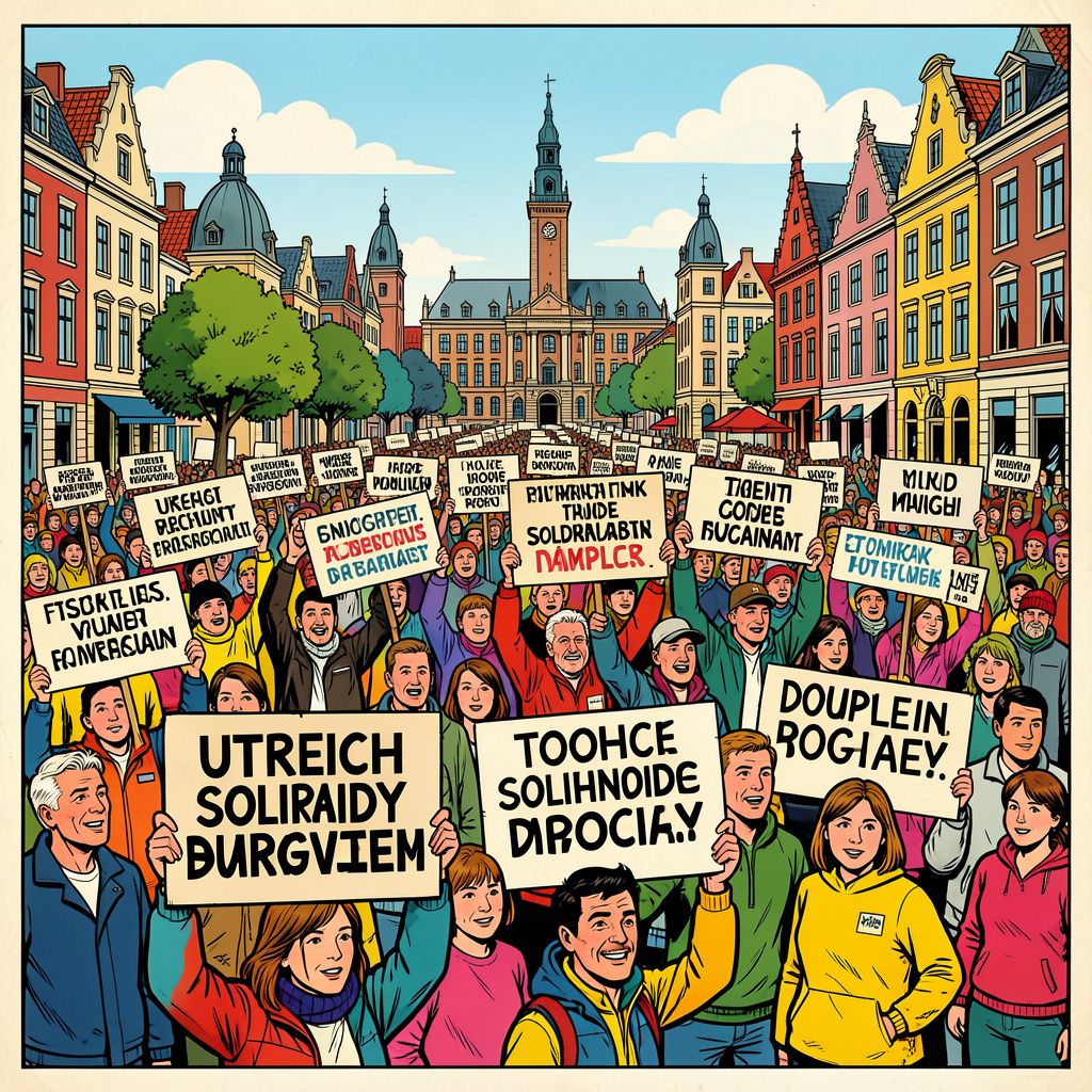 Utrecht toont dat Nederland veel meer solidaire mensen heeft dan extreemrechtse relschoppers