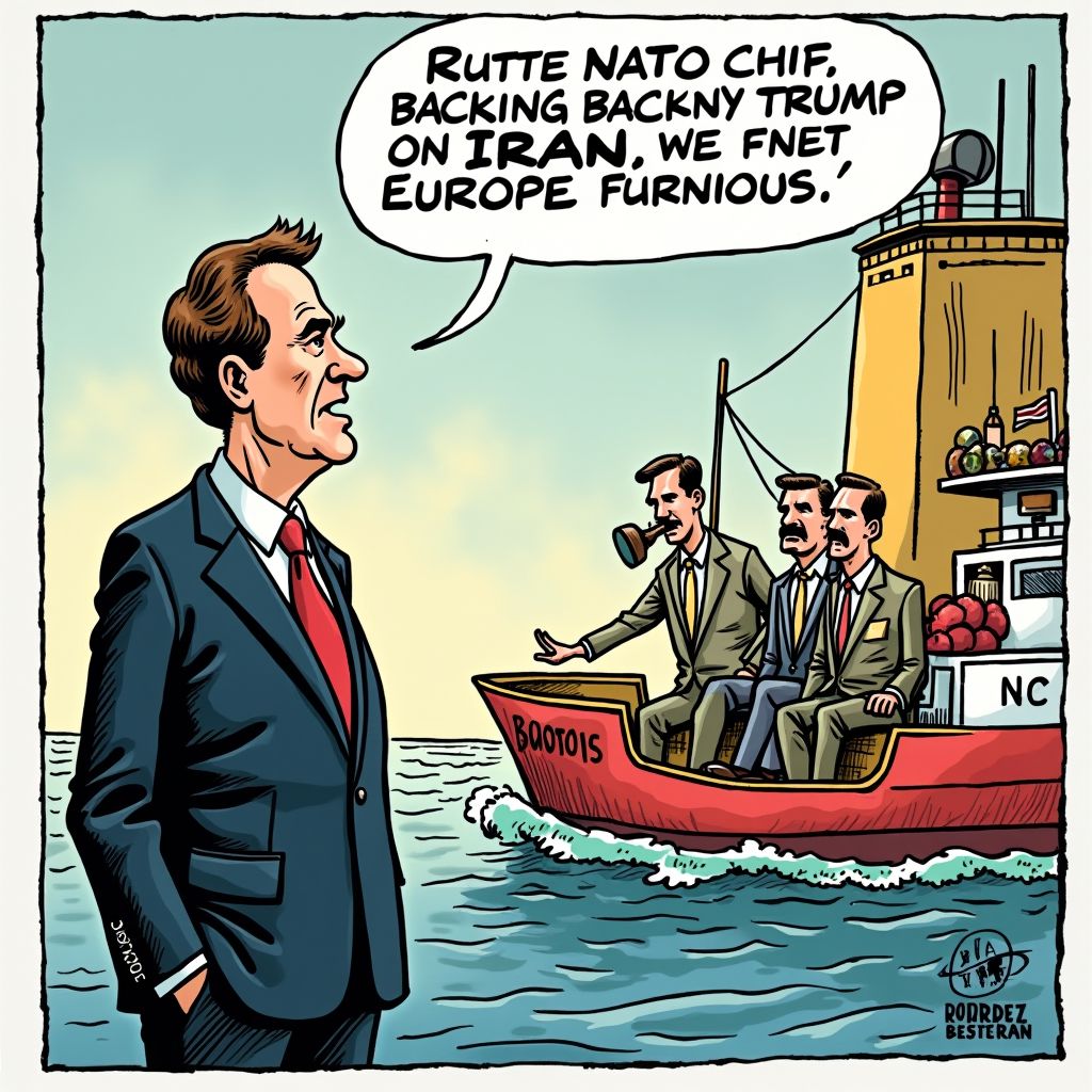 Rutte gooit zijn 'Trump-fluisteraar' imago overboord en verliest steun van Europa