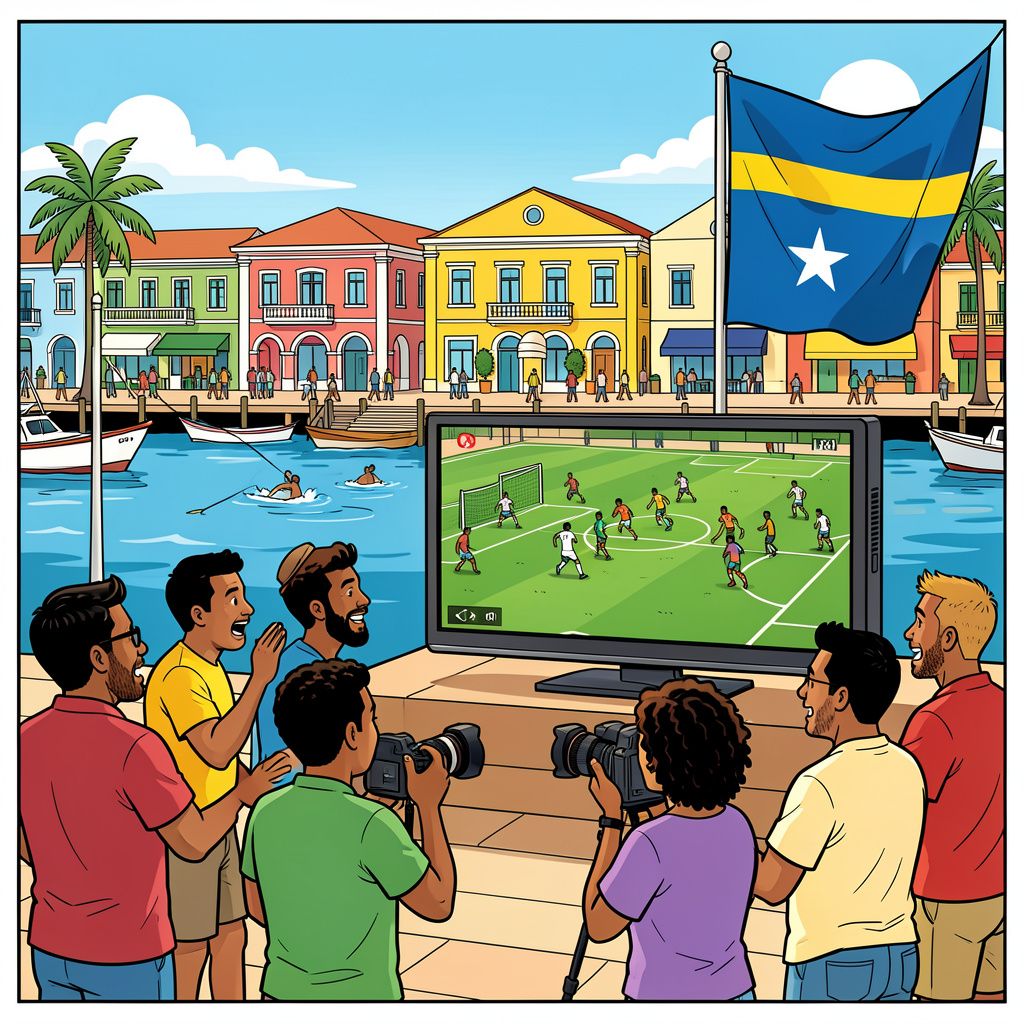 Curaçao staat op het WK voetbal, maar geen enkele speler woont op het eiland