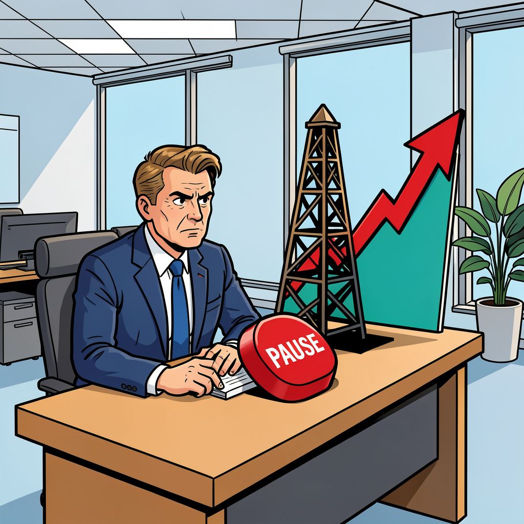 De Europese Centrale Bank drukt vandaag op de pauzeknop, maar de stijgende olieprijs loert alweer om de hoek.