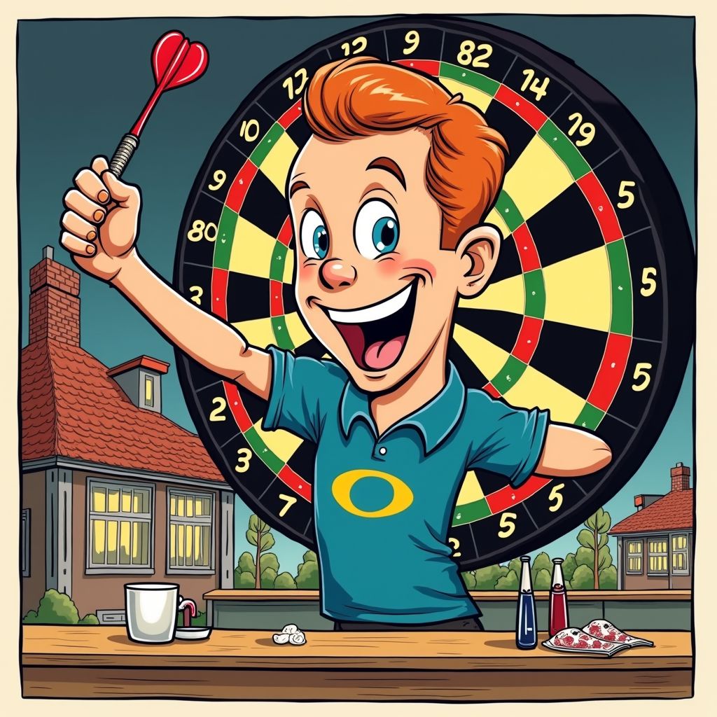 Jimmy van Schie gooit zich naar zege in warming-up Dutch Open Darts met 1177 deelnemers