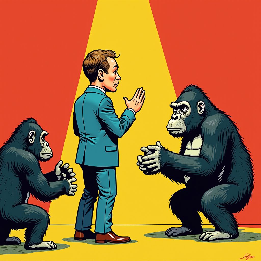 Prins Margriet's echtgenoot valt jaar lang voor nepvideo's van handstanddoende gorilla's