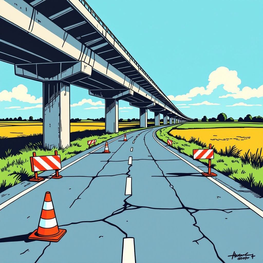 Het noorden betaalt de rekening: Rijkswaterstaat stopt met wegenonderhoud op de A7, A28 en N33