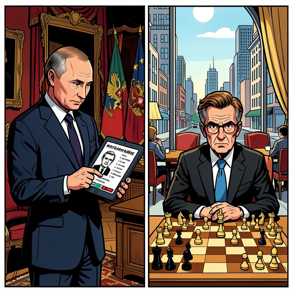 Poetin zet legendarische schaker Garri Kasparov op een dodenlijst.
