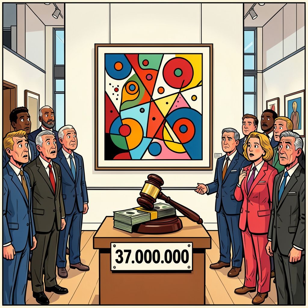 Geroofd schilderij uit Amsterdam brengt ruim 37 miljoen euro op bij veiling in Londen.