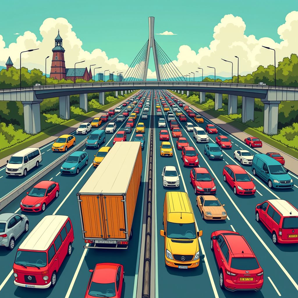 Nederland breekt filerecord met 1218 kilometer vast verkeer op één donderdag