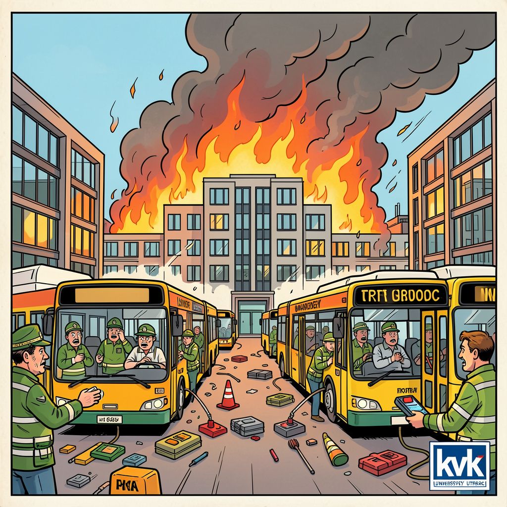 Brand in Almere legt busvervoer Utrecht plat door uitval noodknoppen