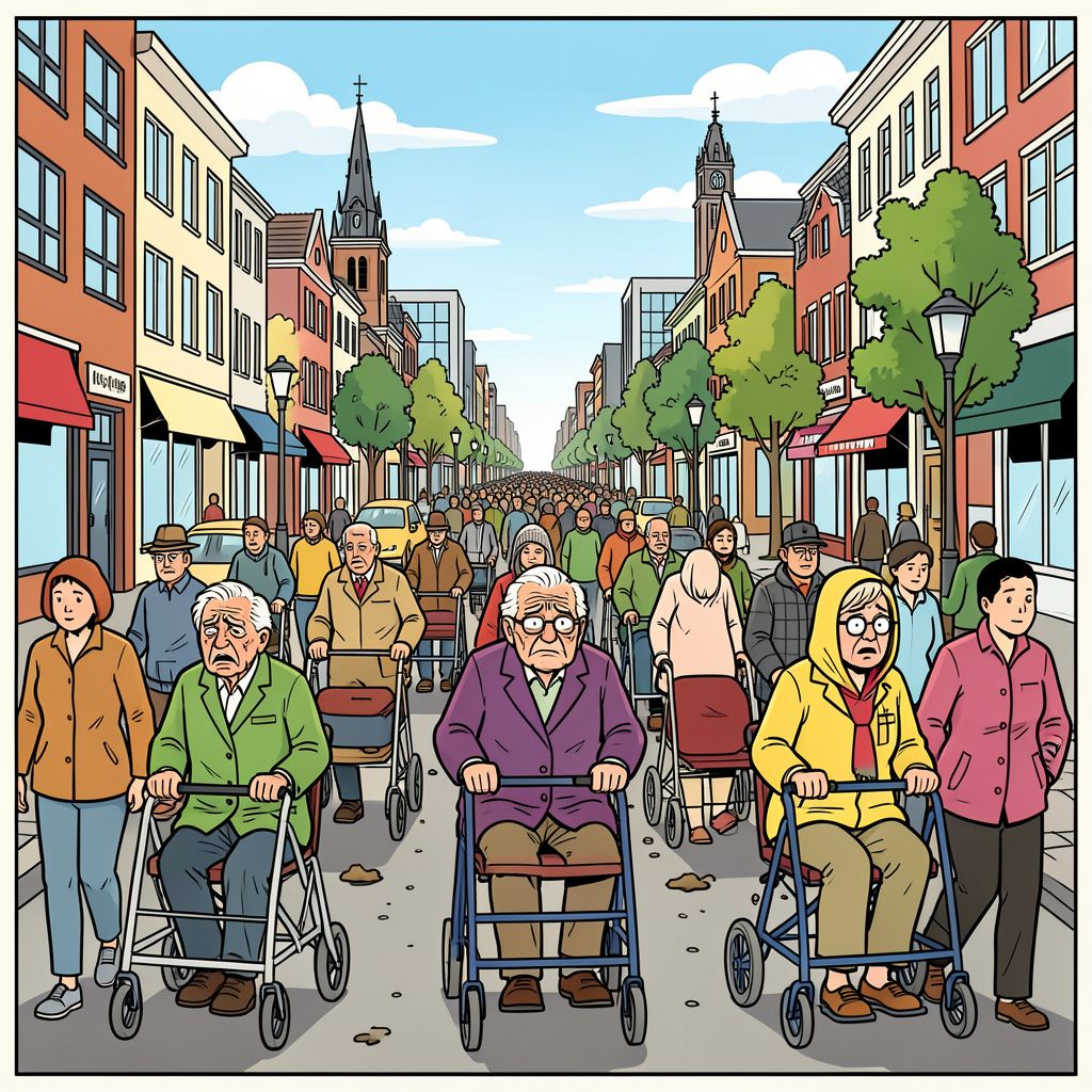 Nederlandse steden krijgen tsunami van 85-plussers die nergens kunnen wonen