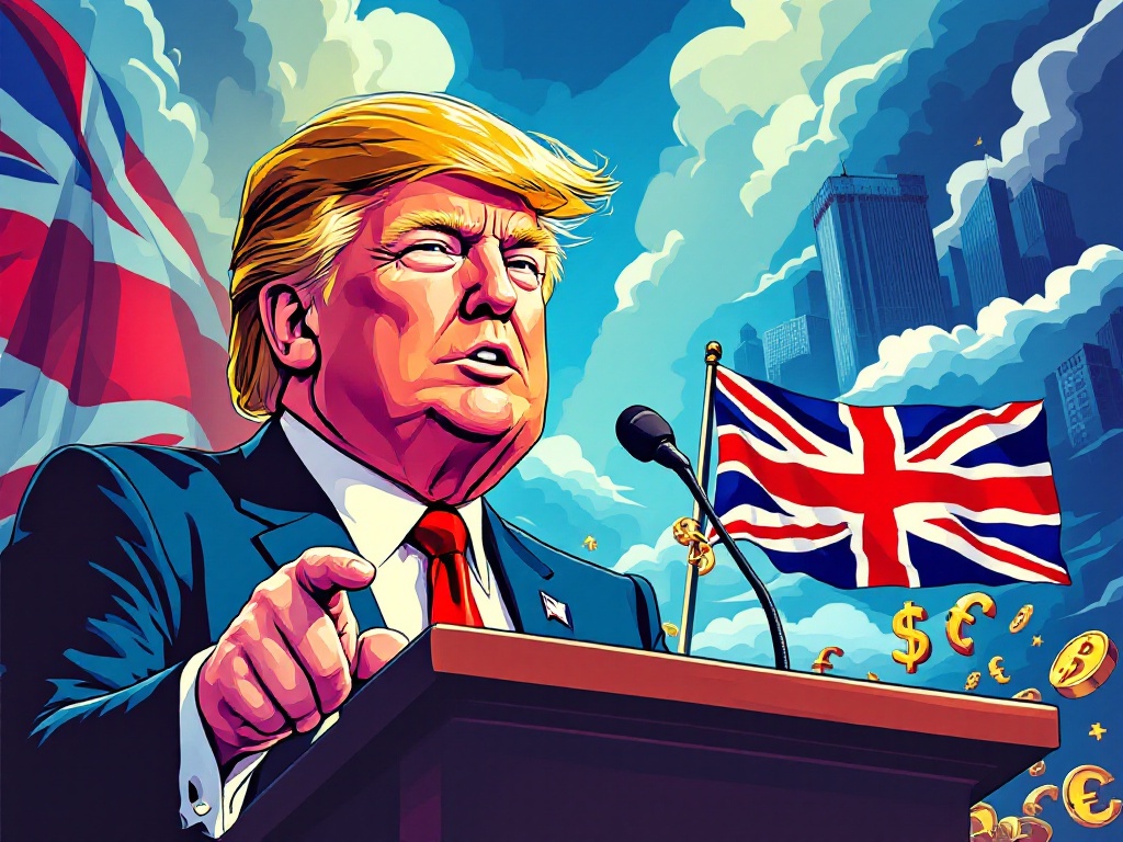 Trump kondigt groot handelsakkoord met VK aan