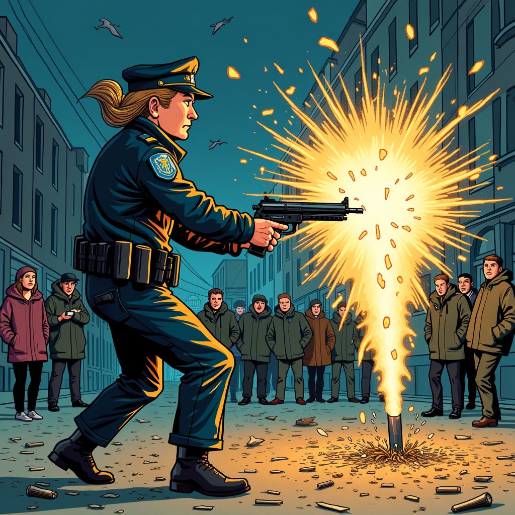 Politieagenten worden drie keer bekogeld tijdens bloedigste nieuwjaarsnacht in jaren