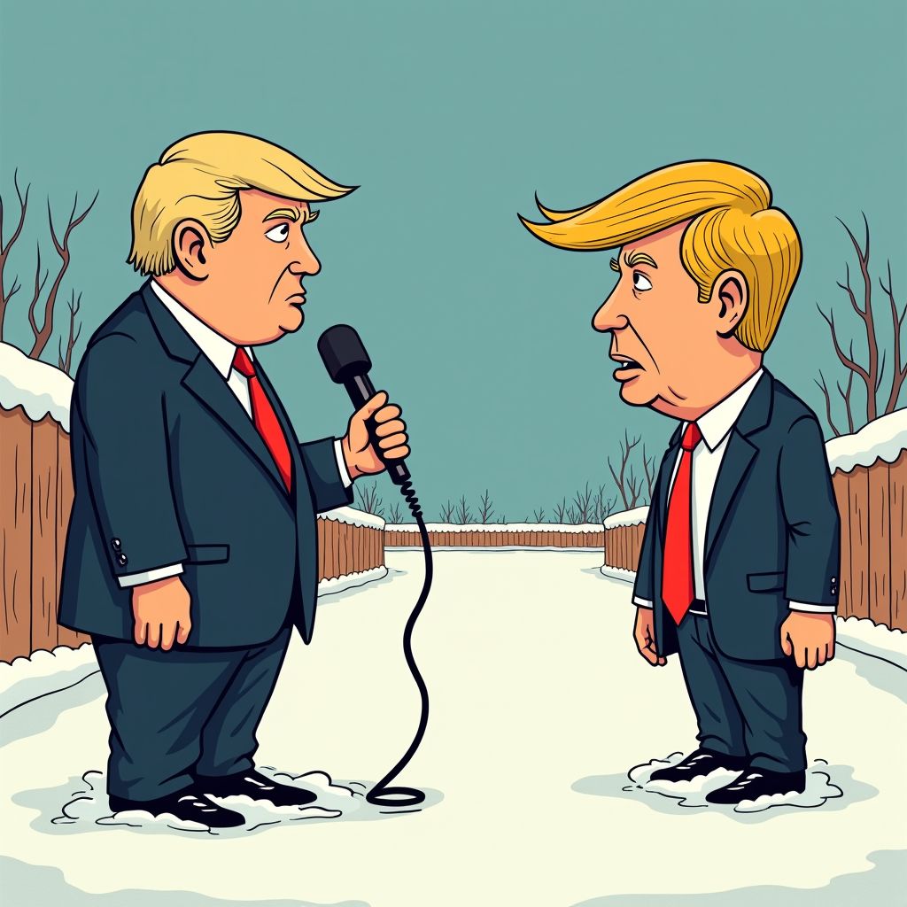 Trump beweert dat Poetin Kiev een week met rust laat vanwege extreme kou