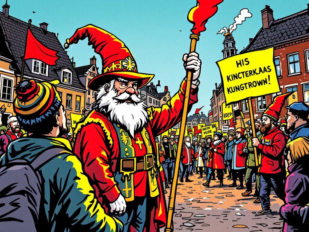 KOZP kondigt 'allerlaatste' protest aan en legt meteen sinterklaasintocht plat
