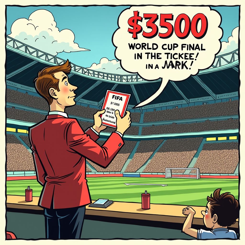 FIFA laat voetbalfans 9500 euro betalen voor een WK-finalezitje