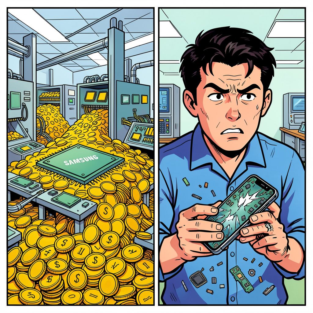 Samsung breekt alle records met een winst van tachtig miljard dollar dankzij de AI-gekte.