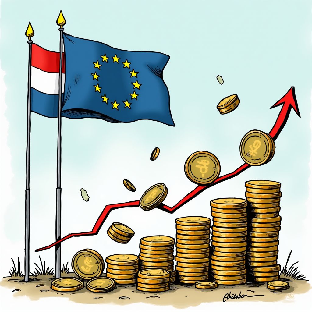 Europa's overheidsuitgaven stijgen sneller dan inkomsten in derde kwartaal 2025