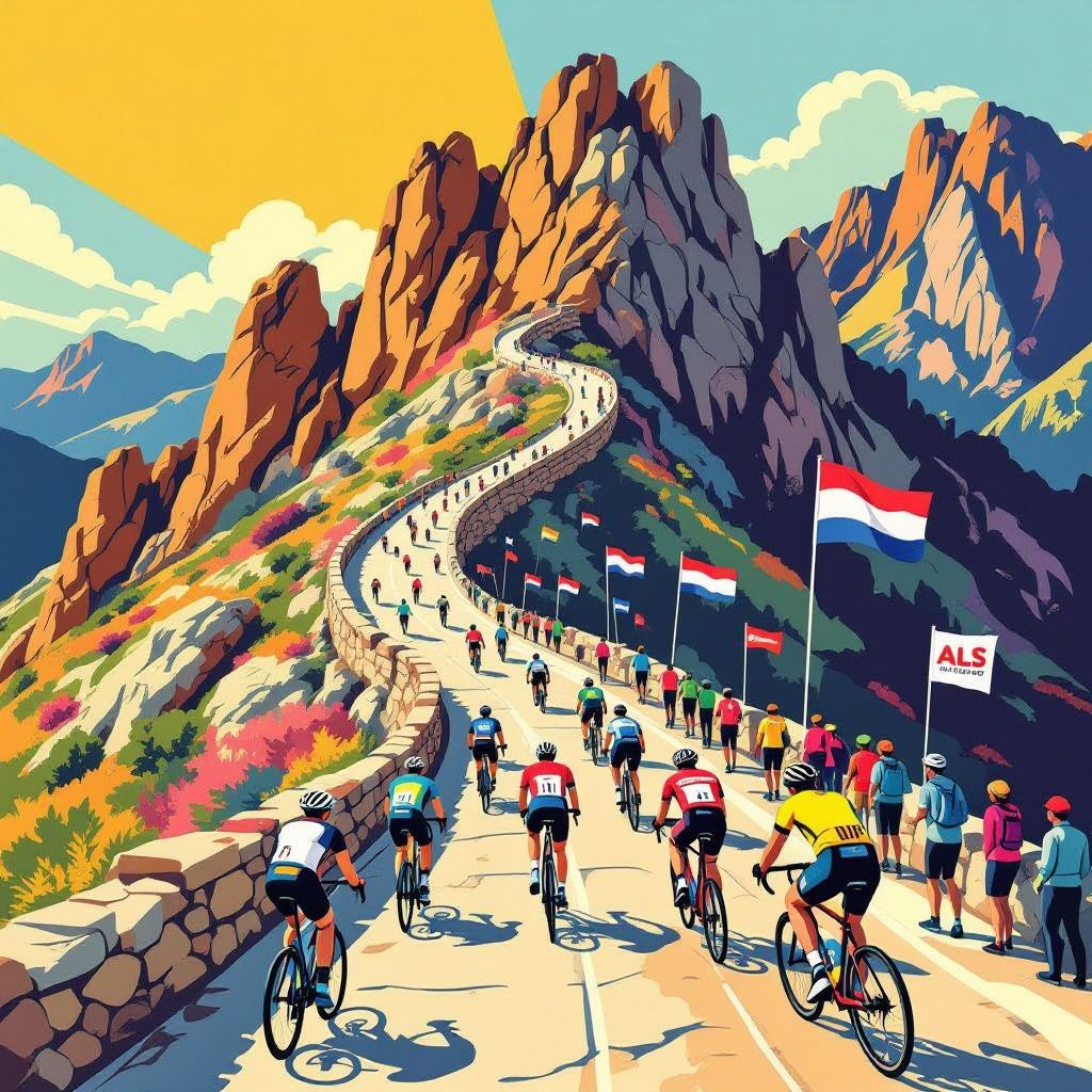 morgen beklimmen bijna 900 mensen de mont ventoux voor een doel dat harder raakt dan de berg zelf