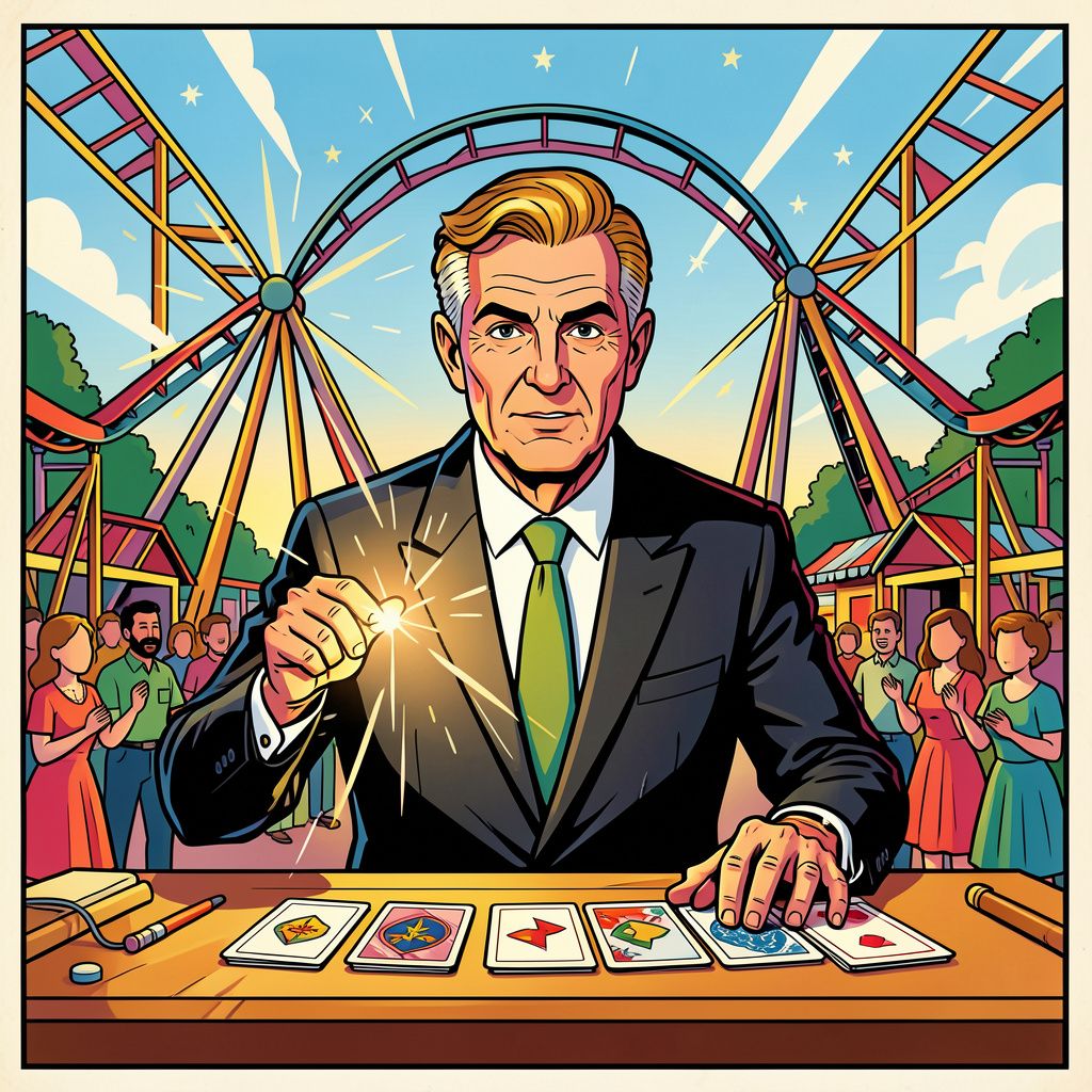 Hans Klok overleefde zijn dieptepunt met vier shows per dag in de Efteling