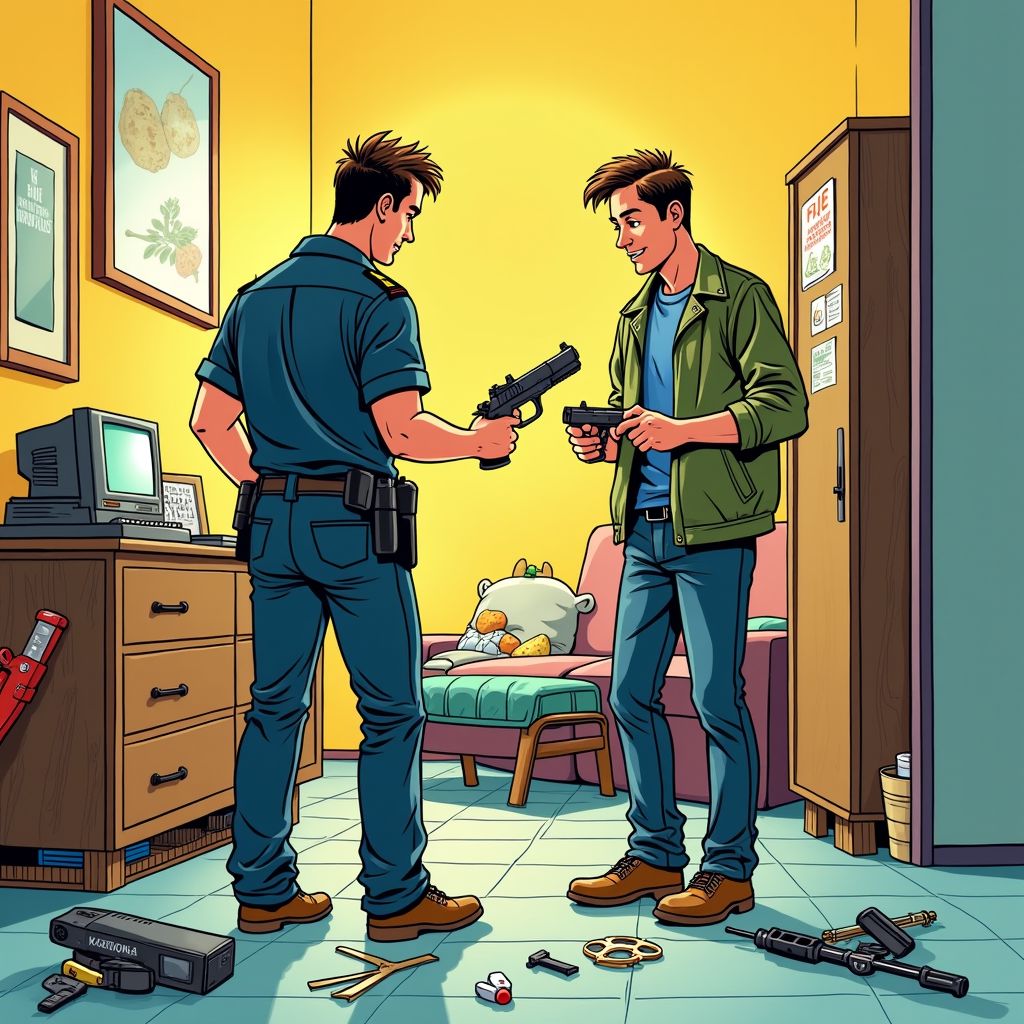 Verdacht pakket op Schiphol leidt tot arrestatie van 17-jarige met 400 wapens thuis.