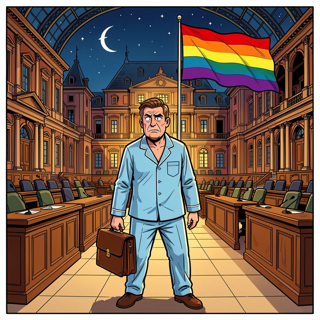 SGP jaagt Kamerleden vannacht uit hun bed voor een stemming over de regenboogvlag.